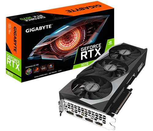 כרטיס מסך Gigabyte GeForce RTX 3070 Gaming OC 8GB GDDR6 - לרכישה עם מחשב נייח בלבד