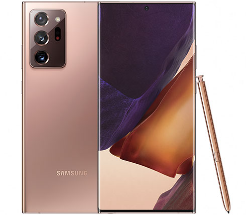 סמארטפון Samsung Galaxy Note 20 Ultra SM-N986B/DS 256GB בצבע ברונזה - אחריות היבואן הרשמי סאני