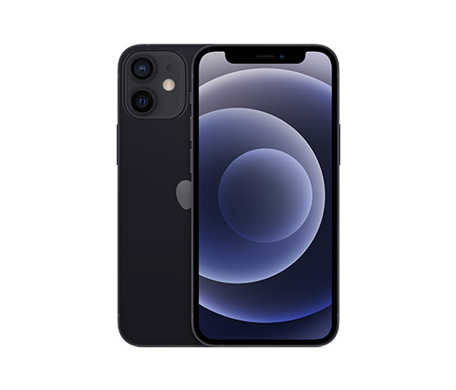 אייפון Apple iPhone 12 Mini 256GB בצבע שחור