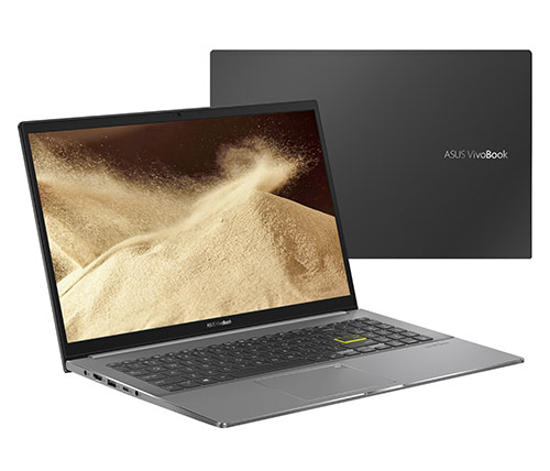 מחשב נייד "15.6 Asus VivoBook S15 S533EQ-BQ093T i7-1165G7 בצבע שחור, כונן 1TB SSD, זכרון 16GB ומ.גרפי Nvidia GeForce MX350