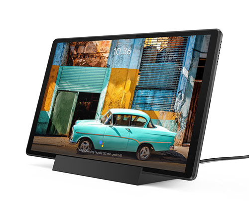 טאבלט כולל תחנת עגינה וטעינה Lenovo Tab M10 HD (2rd Gen) TB-X306F ZA730016IL 10.1" 64GB Wi-Fi בצבע אפור