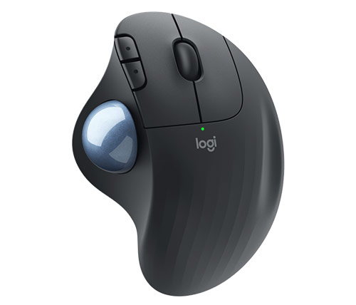 עכבר אלחוטי Logitech Ergo Wireless Trackball M575 Bluetooth בצבע אפור