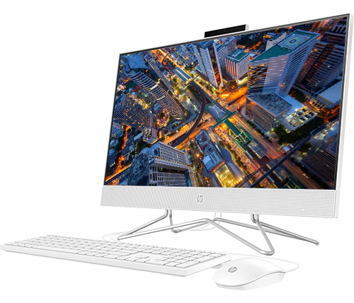 מחשב All In One HP 23.8" Intel Core i5-10400T 24-DF0103NJ 2E8H0EA בצבע לבן