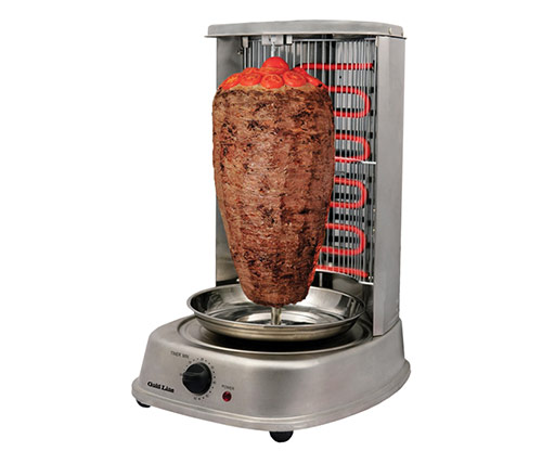 גריל חשמלי מסתובב לשווארמה ושיפודים Gold line ATL-6111