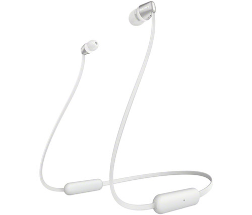 אוזניות אלחוטיות Sony WI-C310 עם מיקרופון Bluetooth בצבע לבן