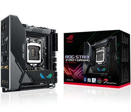 לוח אם Asus Rog Strix Z490-I Gaming Mini ITX
