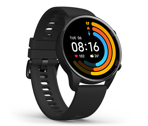 שעון חכם Xiaomi Mi Watch בצבע שחור אחריות היבואן הרשמי אייבורי