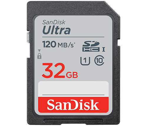 כרטיס זכרון SanDisk Ultra SDHC UHS-I - דגם SDSDUN4-032G - נפח 32GB