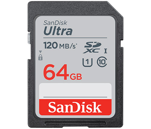 כרטיס זכרון SanDisk Ultra SDXC UHS-I SDSDUN4-064G - בנפח 64GB