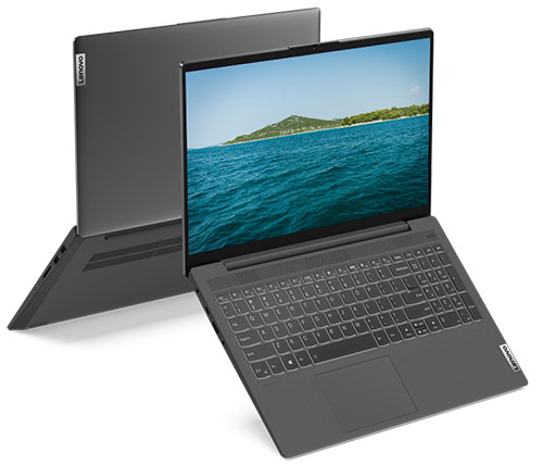 מחשב נייד "15.6 Lenovo IdeaPad 5 82FG00A3IV i3-1115G4 בצבע Graphite Grey, כונן 512GB SSD, זכרון 8GB ומ.גרפי Intel UHD Graphics