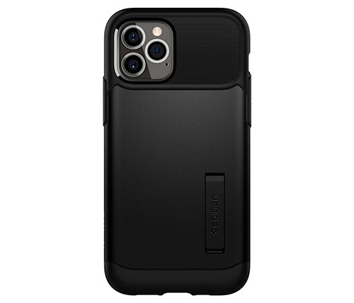 כיסוי לטלפון Spigen Slim Armor iPhone 12/12 Pro בצבע שחור