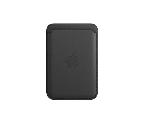 ארנק עור MagSafe ל- Apple iPhone 12 Mini / 12/12 Pro / 12 Pro Max בצבע שחור