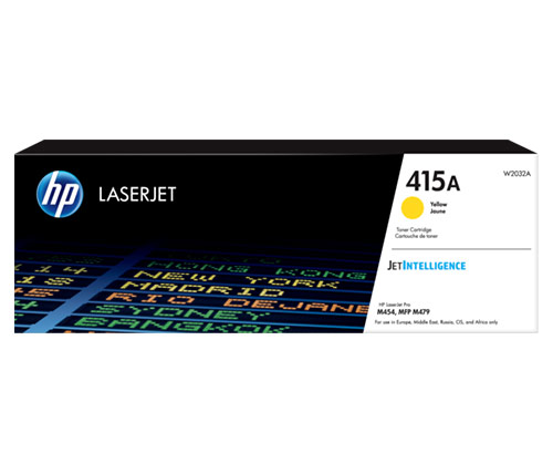 טונר למדפסת לייזר HP בצבע צהוב דגם LaserJet 415A W2032A 
