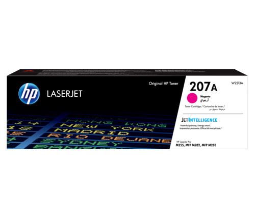 טונר למדפסת לייזר HP בצבע מג'נטה דגם 207A W2213A LaserJet 