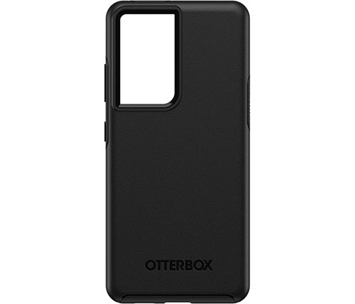 כיסוי לטלפון Otterbox Symmetry Samsung Galaxy S21 Ultra בצבע שחור