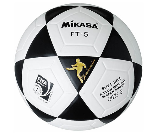 כדור כדורגל עור סינטטי מספר 5 Mikasa FT-5