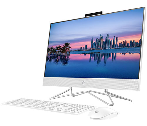 מחשב All In One HP 23.8" Intel Core i3-10100T 24-DF0114NJ 2E8H4EA בצבע לבן