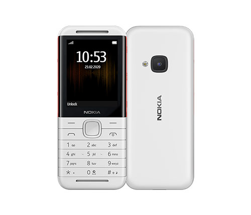 טלפון סלולרי Nokia 5310 בצבע לבן - שנה אחריות היבואן הרשמי