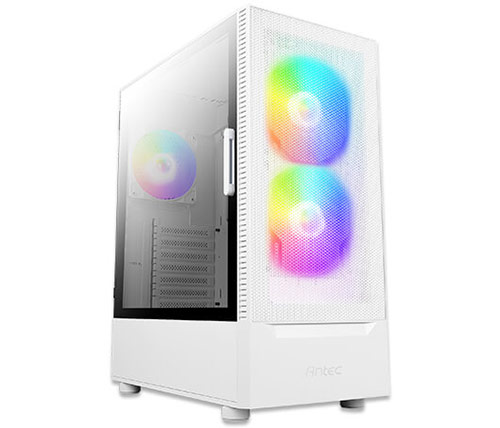 מארז מחשב Antec NX410 White בצבע לבן כולל חלון צד