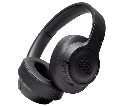 אוזניות אלחוטיות JBL Tune 750BTNC עם מיקרופון Bluetooth בצבע שחור