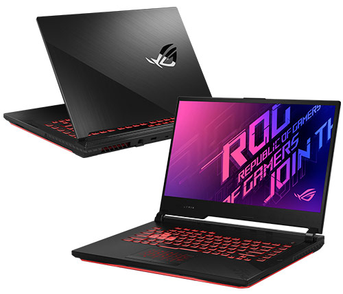 מחשב נייד גיימינג "15.6 ASUS ROG Strix G15 G512LI-HN313T i7-10870H בצבע שחור כונן 512GB SSD זכרון 16GB ומ.גרפי GeForce GTX 1650 Ti