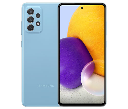 סמארטפון Samsung Galaxy A72 SM-A725F/DS 128GB בצבע כחול - שנה אחריות היבואן הרשמי סאני