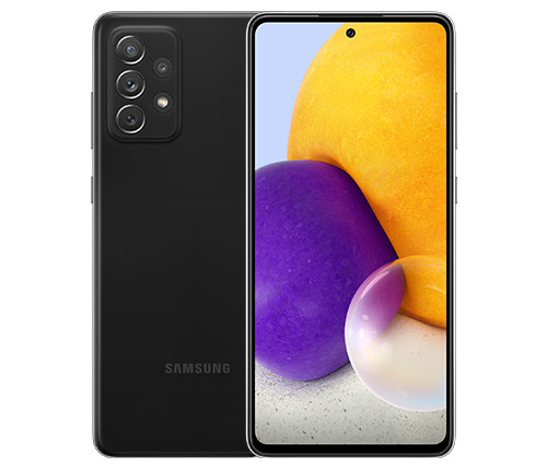 סמארטפון Samsung Galaxy A72 SM-A725F/DS 128GB בצבע שחור - שנה אחריות היבואן הרשמי סאני