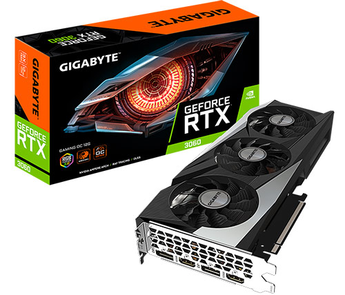 כרטיס מסך Gigabyte GeForce RTX 3060 Gaming OC 12GB GDDR6