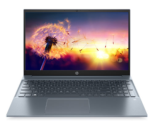 מחשב נייד "15.6 HP Pavilion 15-EG0002NJ 30C39EA i7-1165G7 בצבע כחול, כונן 512GB SSD, זכרון 16GB ומ.גרפי Nvidia GeForce MX450