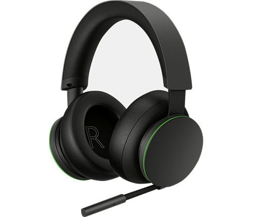 אוזניות עם מיקרופון Xbox Wireless Headset בצבע שחור 