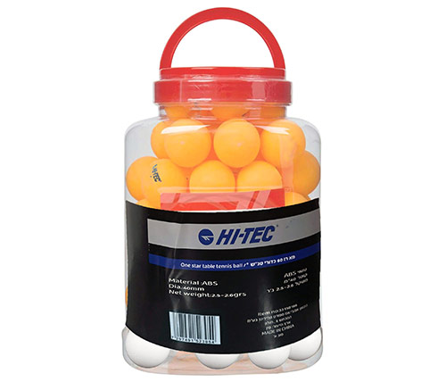 מארז 60 כדורי טניס שולחן HI-TEC Candy Pong