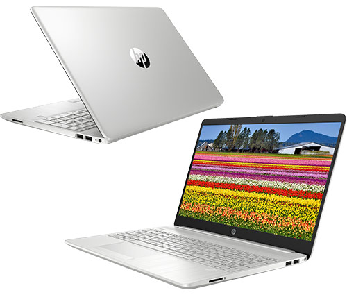 מחשב נייד "15.6 HP Laptop 15-DW1014NJ 2B4Y3EA i3-10110U בצבע כסוף, כונן 256GB SSD, זכרון 8GB ומ.גרפי Intel UHD