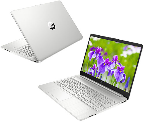 מחשב נייד "15.6 HP Laptop 15S-FQ2002NJ 308A4EA i3-1115G4 בצבע כסוף, כונן 256GB SSD, זכרון 8GB ומ.גרפי Intel® UHD Graphics