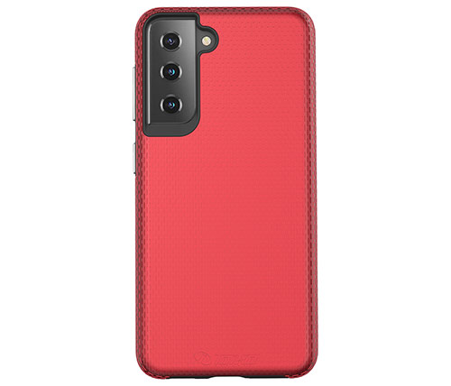 כיסוי לטלפון Toiko X-Guard Samsung Galaxy S21 בצבע אדום