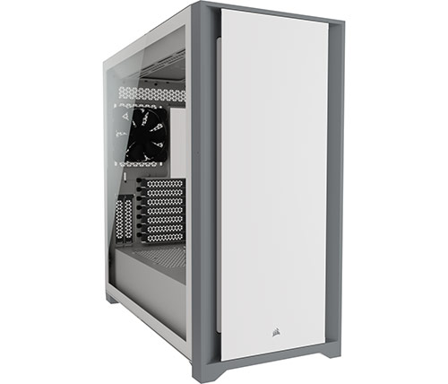 מארז מחשב Corsair 5000D Tempered Glass בצבע לבן