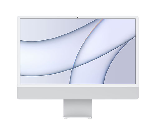 מחשב All In One Apple iMac 24 M1 chip MGTF3HB/A בצבע כסוף