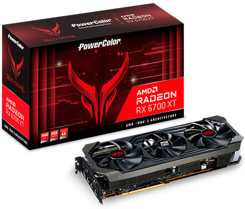 כרטיס מסך Powercolor Red Devil AMD Radeon RX 6700XT 12GB GDDR6 