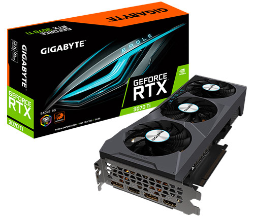 כרטיס מסך Gigabyte GeForce RTX 3070 Ti Eagle 8GB GDDR6X - לרכישה עם מחשב נייח חדש בלבד