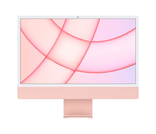 מחשב All In One Apple iMac 24 M1 chip MGPN3HB/A בצבע ורוד