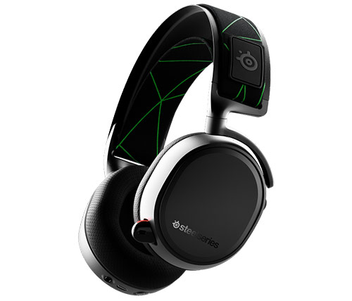 אוזניות גיימינג עם מיקרופון Steelseries Arctis 9X Bluetooth ל Xbox אלחוטיות בצבע שחור וירוק