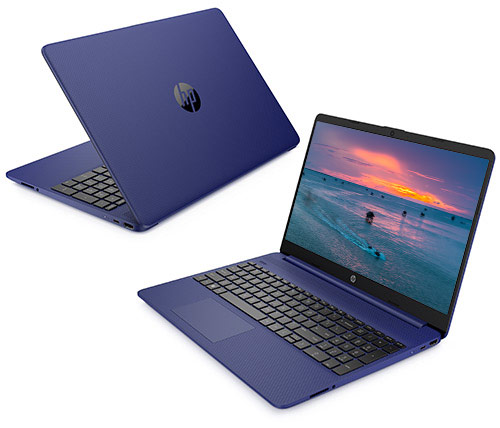 מחשב נייד "15.6 HP Laptop 15S-FQ2021NJ 308J7EA i5-1135G7 בצבע כחול, כונן 256GB SSD, זכרון 8GB ומ.גרפי Intel Iris Xe Graphics