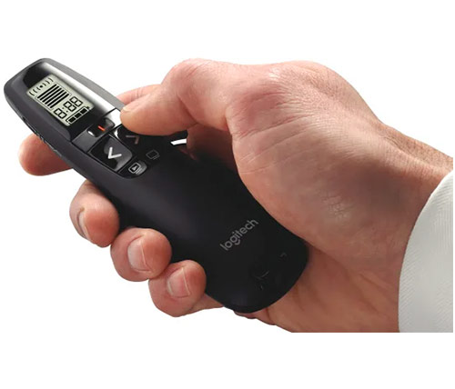 שלט למצגות Logitech Professional Presenter R700 - אייבורי מחשבים וסלולר
