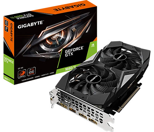 כרטיס מסך Gigabyte GeForce GTX 1660 Ti OC 6GB GDDR6