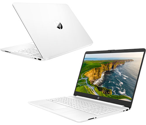 מחשב נייד "15.6 HP Laptop 15S-FQ2035NJ 308A9EA i3-1115G4 בצבע לבן, כונן 256GB SSD, זכרון 8GB ומ.גרפי Intel UHD Graphics