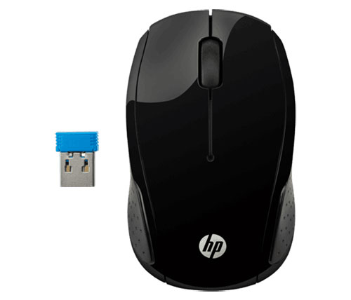 עכבר אלחוטי HP Wireless Mouse 200 בצבע שחור