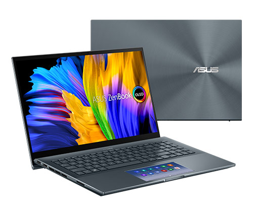 מחשב נייד עם מסך מגע "15.6 Asus ZenBook Pro 15 UX535LI-H2169T i7-10870H כונן 512GB SSD, זכרון 16GB ומ.גרפי Nvidia GTX 1650 Ti