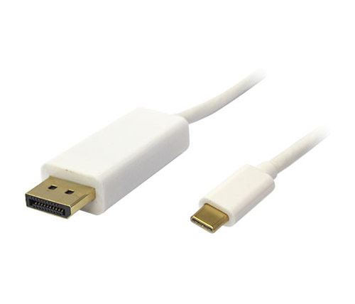 כבל מסך USB 3.1 Type-C זכר ל-DisplayPort זכר ETION באורך כ- 2 מטרים 