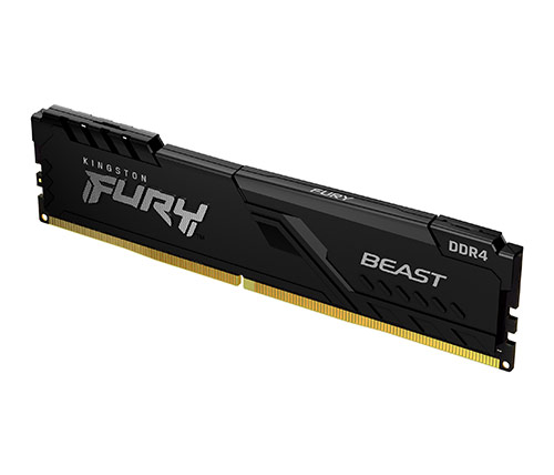 מציאון - זכרון למחשב Kingston Fury Beast DDR4 3000MHz 32GB KF430C16BB/32 DIMM - מוחדש