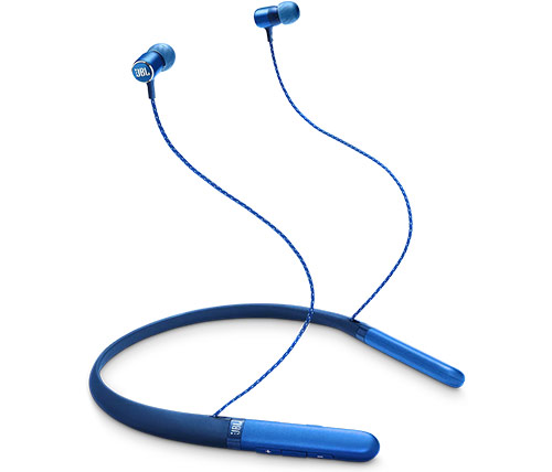 אוזניות אלחוטיות JBL Live 200BT עם מיקרופון Bluetooth בצבע כחול
