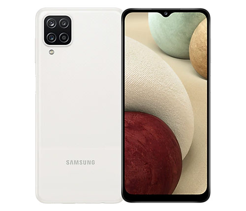 סמארטפון Samsung Galaxy A12 SM-A127F/DS 64GB בצבע לבן - שנה אחריות היבואן הרשמי סאני